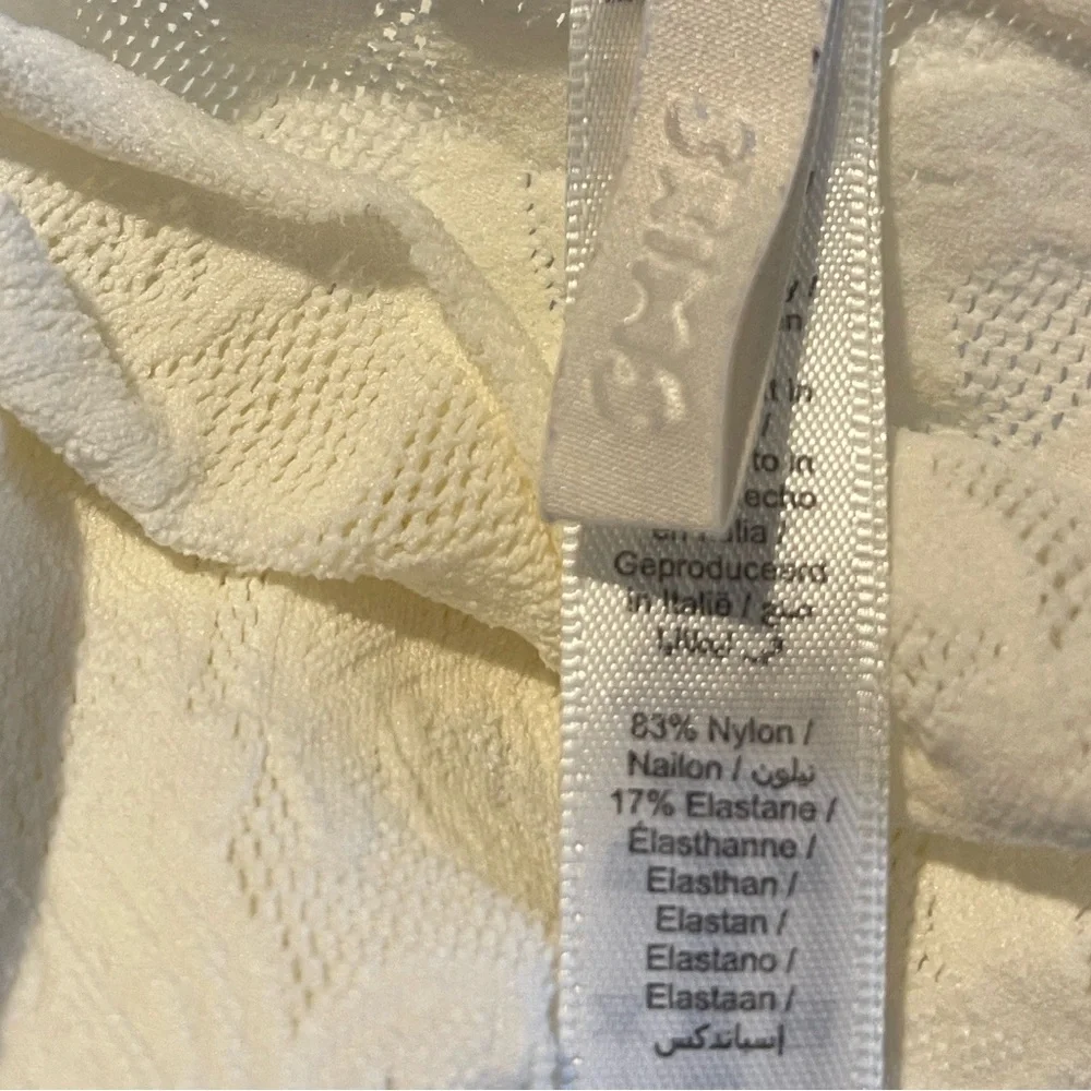 Skims Knit Lace Turtleneck Maxi dress Ivory - Picture 5 of 6